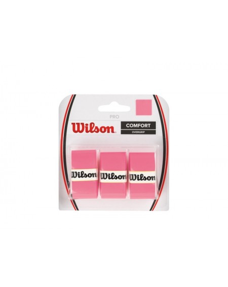 WILSON PRO OVERGRIP ( x3 ) - ROSE