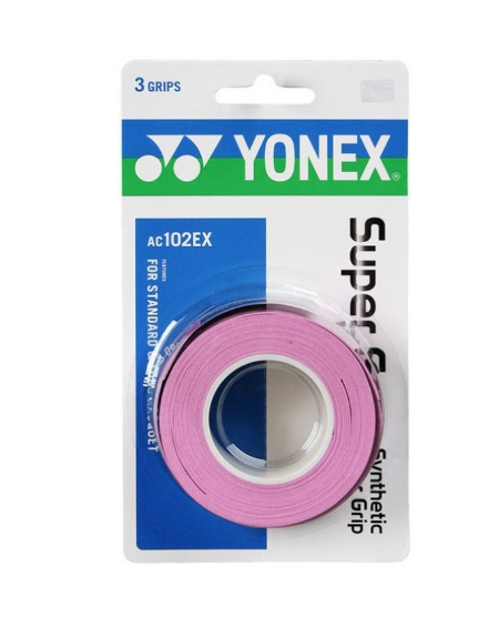 YONEX SURGRIP AC102EX ( x3 )  - ROSE