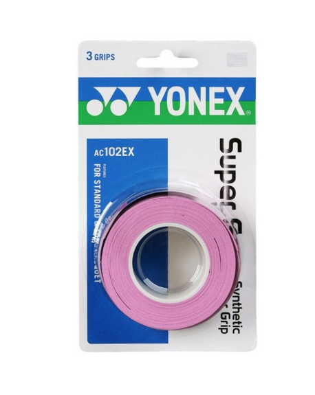 YONEX SURGRIP AC102EX ( x3 )  - ROSE