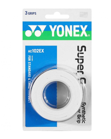 YONEX SURGRIP AC102EX ( x3 )  - BLANC