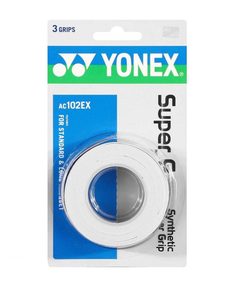 YONEX SURGRIP AC102EX ( x3 )  - BLANC