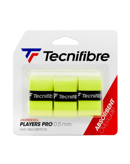 TECNIFIBRE SURGRIP ATP CONTACT PRO ( x3 ) - VERT/ROSE/JAUNE