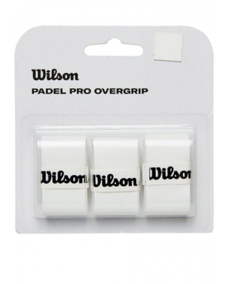 WILSON PRO OVERGRIP ( x3 ) - BLANC