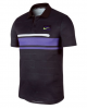 NIKE POLO MEN NOIR/MAUVE