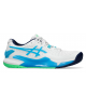 ASICS GEL RESOLUTION 9 MEN BLANC/BLEU