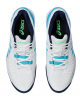 ASICS GEL RESOLUTION 9 MEN BLANC/BLEU