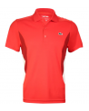 POLO LACOSTE HOMME BLANC/ROUGE